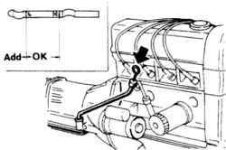 2.5 Проверка уровня жидкости в автоматической трансмиссии
